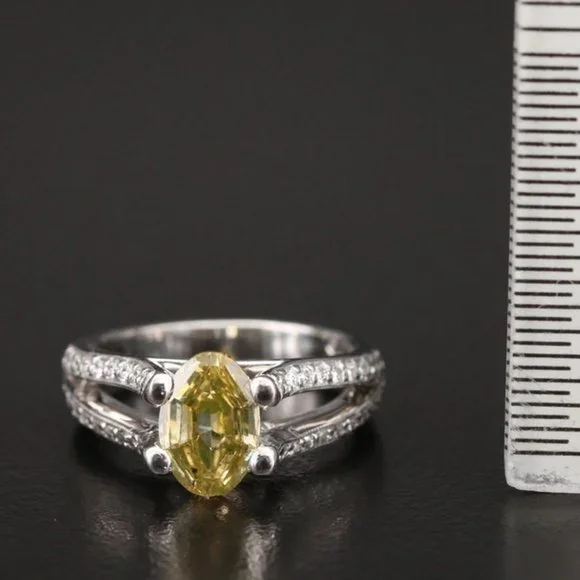 18K 1.88 CTW GENUINE-NATURAL Diamond Ring with GIA Report - Picture 3 of 11